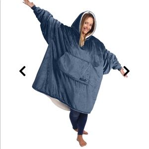 blue comfy hoodie